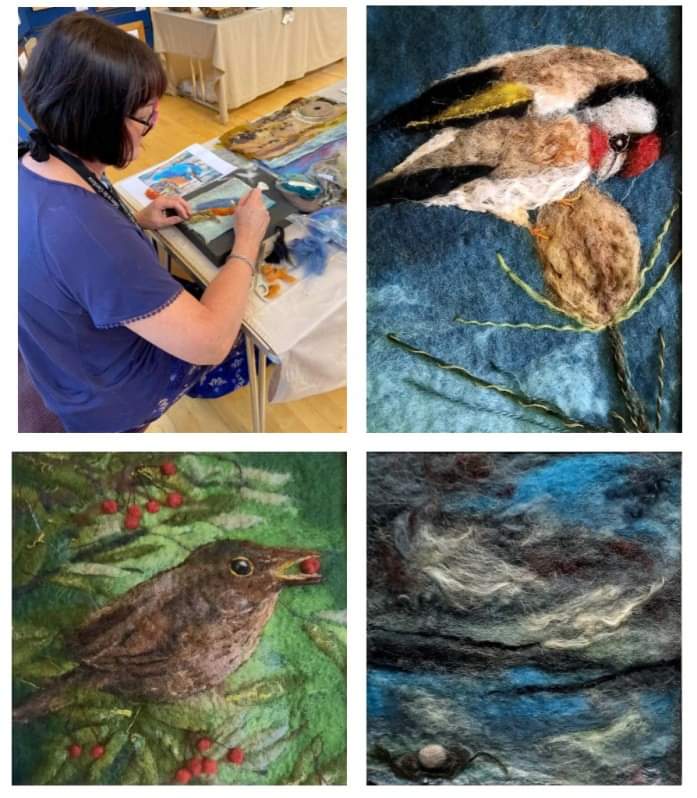 Felt Artist Liz Swift will be at our Fabulous Fringe Fair next Monday-Wednesday showing how she creates her very popular feltwork 😀
Over 30 High Peak Artists will be at the Octagon, Pavilion Gardens in Buxton 8th-10th July 10.00-5.00
Free entry too!