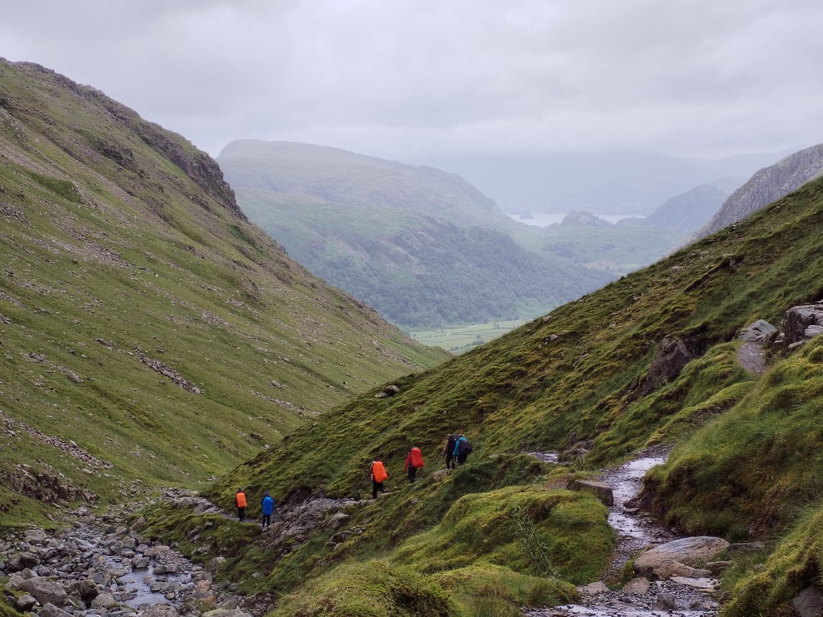 5 days of Gold D of E expedition in the Helvellyn/Scafell areas over. Plenty of cold winds, rain, clag. No warmth or sun just fabulous terrain.