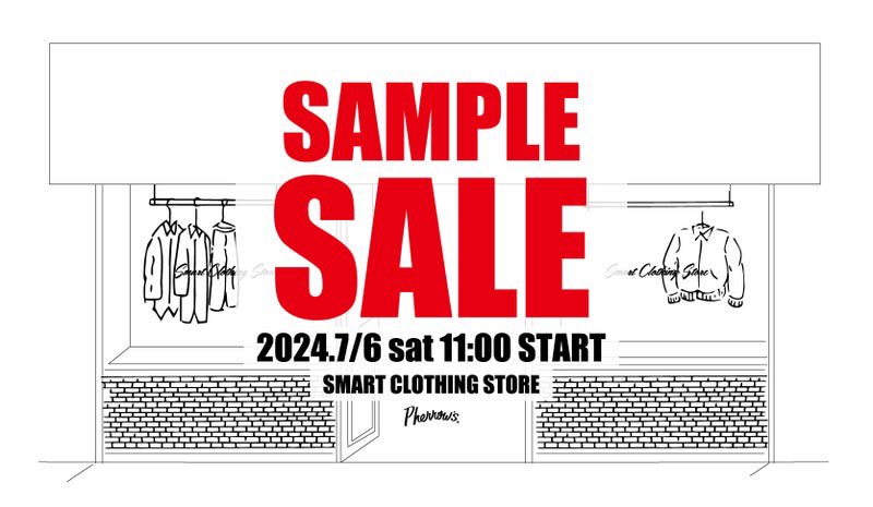 SMACLO's tweet image. 遂に今週末7/6(土)11:00より開催
ameblo.jp/smaclo-2/entry…
#sale #samplesale #smaclosale