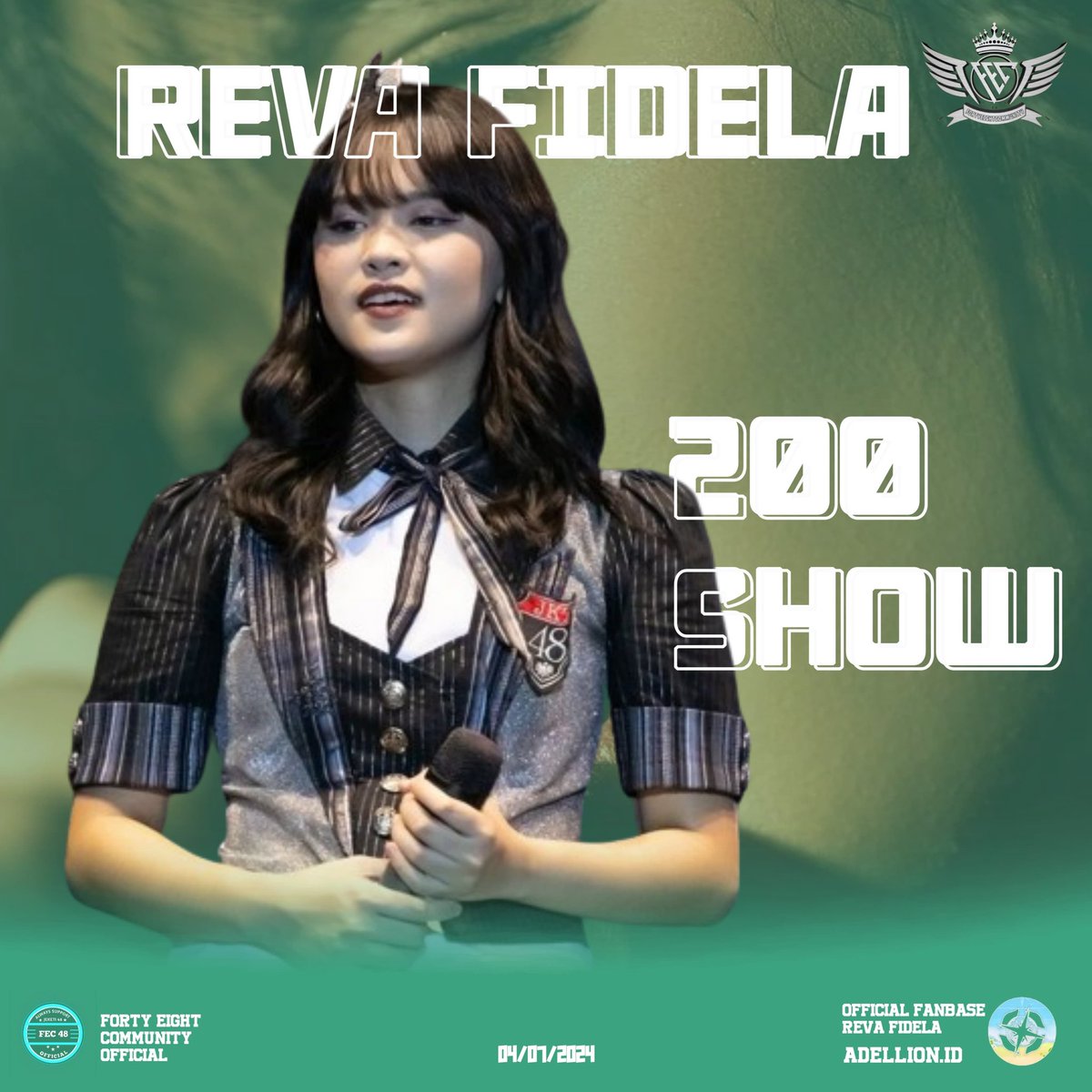 falconsid_'s tweet photo. βEven here, there is room for the future to surprise you in beautiful, meaningful waysβ
Sebagai bagian rangkaian project SINESINTONIA, hari ini merupakan show
ke-200 Adel yang bertepatan di JKT48 Theater Sementara Surabaya pada setlist
Ramune no Nomikata.
#SINESINTONIA
#fec48 https://t.co/QjW1v2JI70