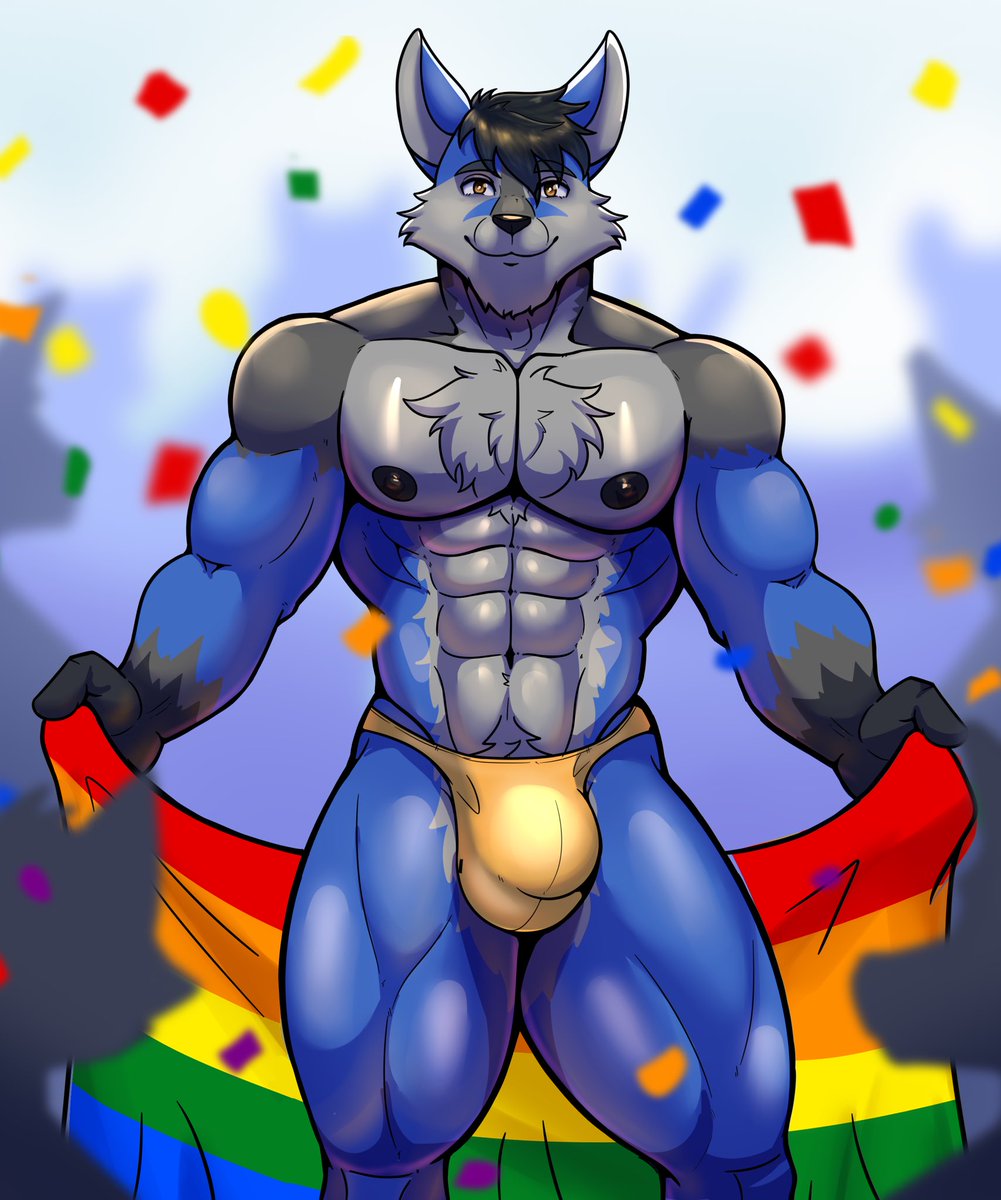Bluefox994's tweet photo. Little late, but always show your pride ❤️🏳️‍🌈
Art done by @DaroLi0n https://t.co/QydYl12tIu