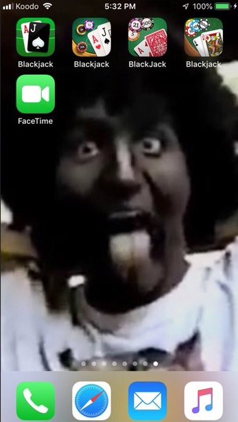 WEXITBarbie's tweet image. just Black FaceTiming with Justin Trudeau and his new friend