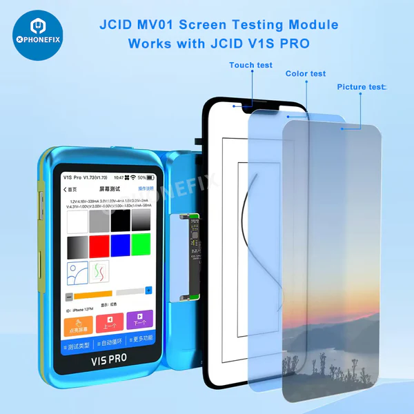 phonefix2454's tweet photo. JCID MV01 screen test module is coming!
Test iPhone/Android mobile phone screen color/image/touch function.
Contact us: WhatsApp +86 133 9284 5625
#diyfixtool #PHONEFIX #DIYPHONE #chinaphonefix #phonerepair #JCID #screentesting #testingtools #phonechipprogrammer #chipprogrammer https://t.co/adYKcDdyHM