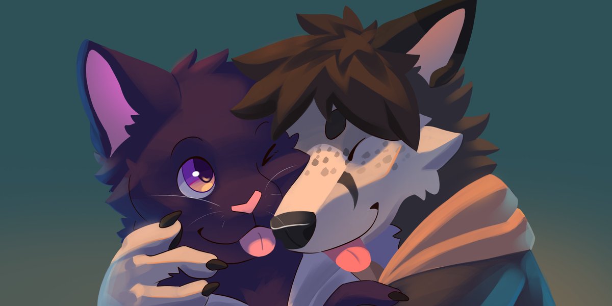 Sweetest comm ever for the lovely <a href="/Garse_Cat/">Garse</a> and <a href="/intrufox/">intru 🔜 furum</a> :D