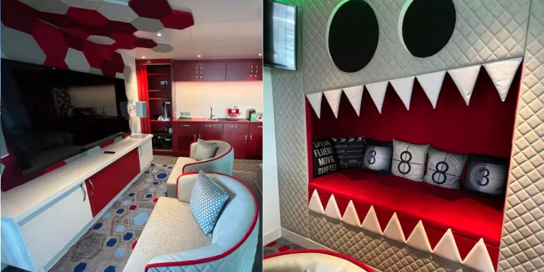 madokacchan's tweet photo. when i look at photos of the ultimate family townhouse, i understand why isami and smith did not consummate....

where were they supposed to get in the mood, the shark bed????? the bright red tube slide???

there's no room for romance here. or even a serious conversation. https://t.co/ZfGgRnRxnY