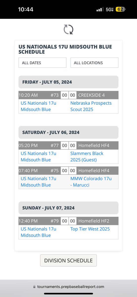 US Nationals MidSouth (@usnatsmidsouth) on Twitter photo Starting Rotation for the US Nationals Midsouth Blue @ the #Super17
Game 1 - <a href="/vilela_jack/">jack_vilela</a>
Game 2- <a href="/JacksonGamble38/">Jackson Gamble</a>
Game 3- <a href="/PJ23_3/">Preston Rains</a>
Game 4- <a href="/Shaunbuck8/">Shaun buck</a>
Closing- <a href="/Carter__Allan/">Carter Allan</a> <a href="/Joe_Canzo/">Joseph Canzoneri</a> <a href="/joeymanthe2025/">Joey Manthe</a>
<a href="/PBRTournaments/">Prep Baseball Tournaments</a> <a href="/PrepBaseballAR/">Prep Baseball Arkansas</a> <a href="/PrepBaseballKC/">Prep Baseball Kansas City</a> <a href="/PrepBaseballMO/">Prep Baseball Missouri</a> Starting Rotation for the US Nationals Midsouth Blue @ the #Super17
Game 1 - <a href="/vilela_jack/">jack_vilela</a>
Game 2- <a href="/JacksonGamble38/">Jackson Gamble</a>
Game 3- <a href="/PJ23_3/">Preston Rains</a>
Game 4- <a href="/Shaunbuck8/">Shaun buck</a>
Closing- <a href="/Carter__Allan/">Carter Allan</a> <a href="/Joe_Canzo/">Joseph Canzoneri</a> <a href="/joeymanthe2025/">Joey Manthe</a>
<a href="/PBRTournaments/">Prep Baseball Tournaments</a> <a href="/PrepBaseballAR/">Prep Baseball Arkansas</a> <a href="/PrepBaseballKC/">Prep Baseball Kansas City</a> <a href="/PrepBaseballMO/">Prep Baseball Missouri</a>