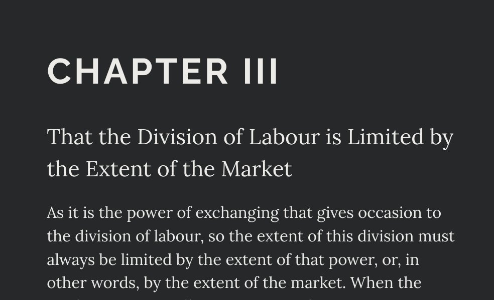 Como diria Adam Smith, mas ai Schumpeter deu um twist