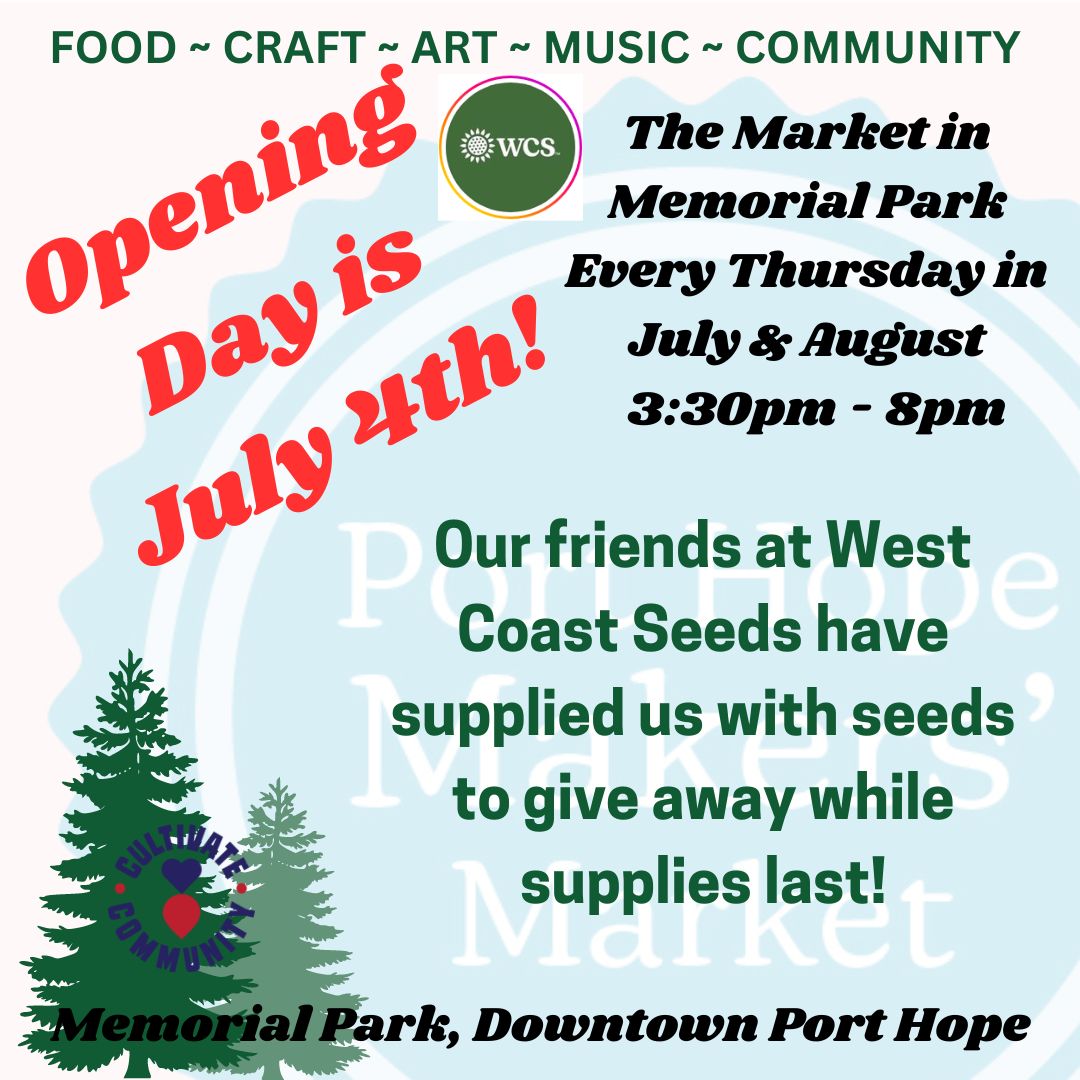 Hey Port Hope, get on down to Memorial Park!