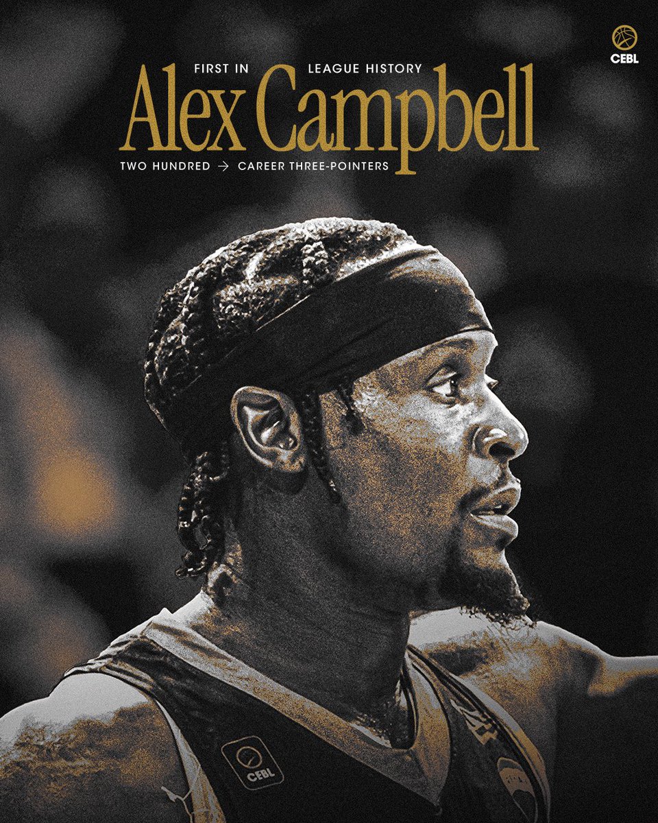CEBLeague's tweet photo. HISTORY UNLOCKED🔓
Alex Campbell becomes the first player in league history to hit 2️⃣0️⃣0️⃣ career three-pointers. 👏
#PullUp #CEBLRecord https://t.co/zyEwvisdsz