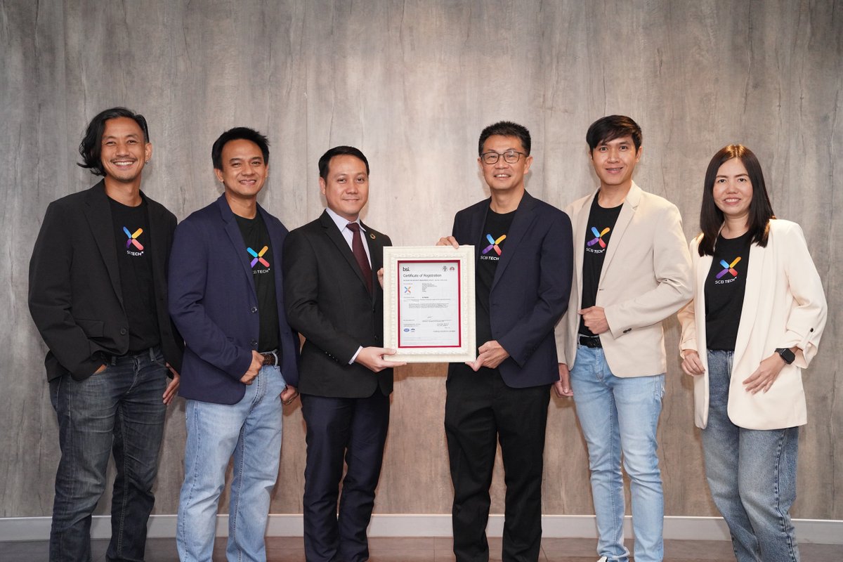 SuccessChTv's tweet image. SCB TechX รับมอบใบรับรองมาตรฐาน ISO/IEC 27001:2022 ยกระดับระบบการบริหารจัดการด้านแพลตฟอร์ม และ ความปลอดภัยของข้อมูลสารสนเทศอย่างมีประสิทธิภาพ   

successchannel.co/post_news?post… 

#SCBTechX
#ISOIEC270012022
#ใบรับรองมาตรฐาน