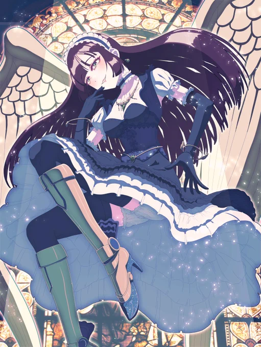霊華様Skeb作品史上一番時間をかけて 描かせて頂いた!その分思入れもあって大好きなキャラ