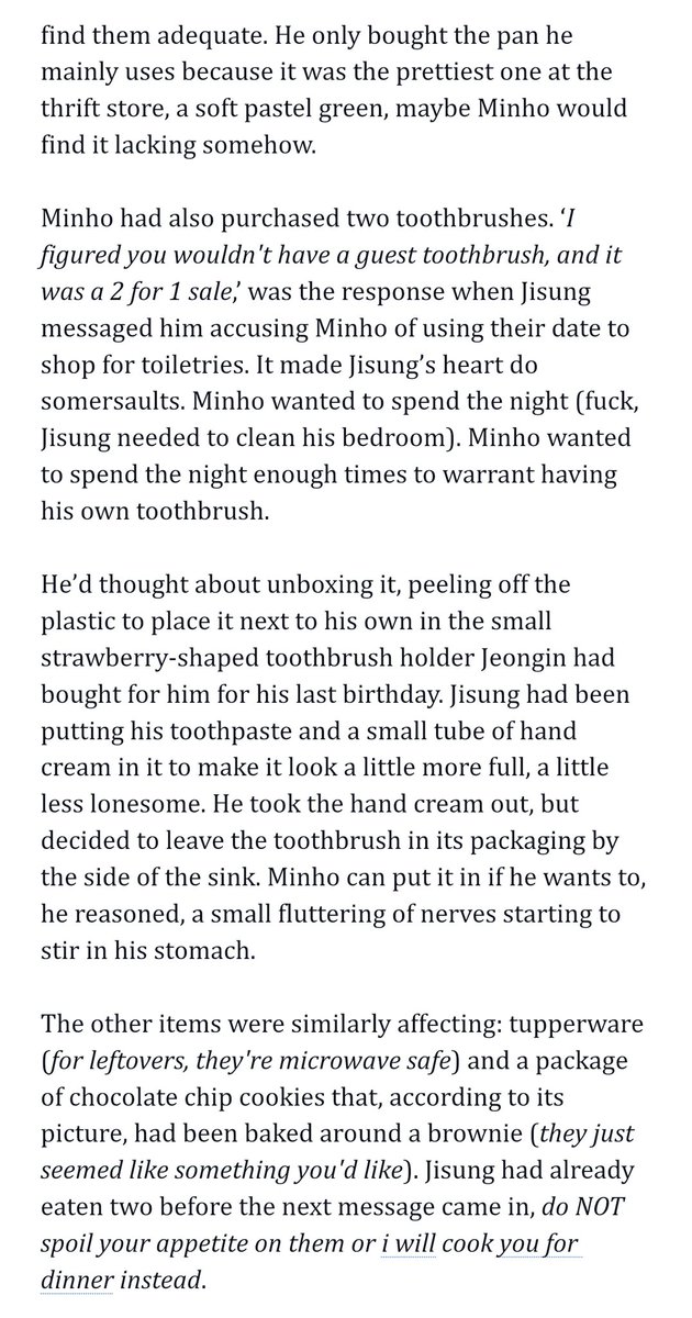 halphalump's tweet image. jsvng: feeling self-conscious bc his apartment is where he's cultivated a less interesting version of himself, quiet and lazy and boring. what if mnho's not attracted to that version?

mnho: literally trying to figure out who's place they should choose when they move in together