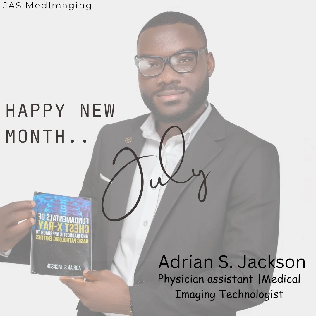 jadrian1571's tweet photo. May this new month bring you joy, success, and all the blessings you deserve!
.
.
Fundamentals of Chest X-Ray and Diagnostic Approach to Basic Pathologic Entities: officially OUT July 15, 2024. 
.
.
Follow JAs MedImaging on Facebook for diagnostic medical imaging related https://t.co/d1GdAbWWD4