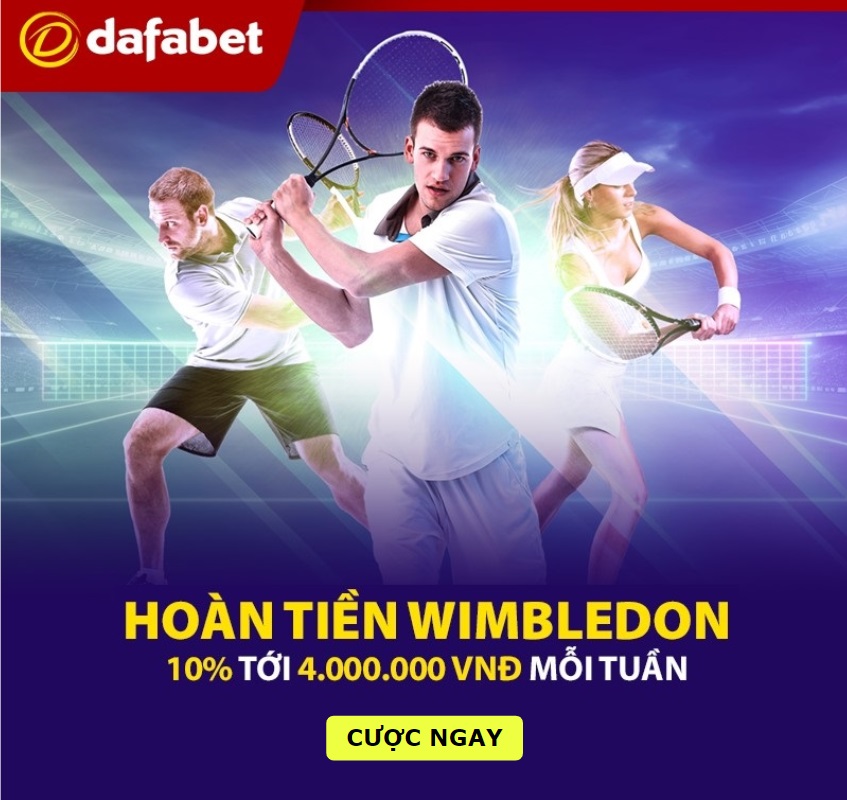dafa_vn's tweet image. 🏐 Xem Live giải Wimbledon qua kênh Live-stream của Dafabet

🎾 Đặt cược và nhận Hoàn Tiền 10% tới 4.000.000 VNĐ mỗi tuần!

#dafabet #dafa #euro #thethao #tinthethao #europredictor2024 #kubet #thabet #fun88 #m88 #w88 #188bet 

🎮 Link tham gia: thethaodafa.com/facebook
