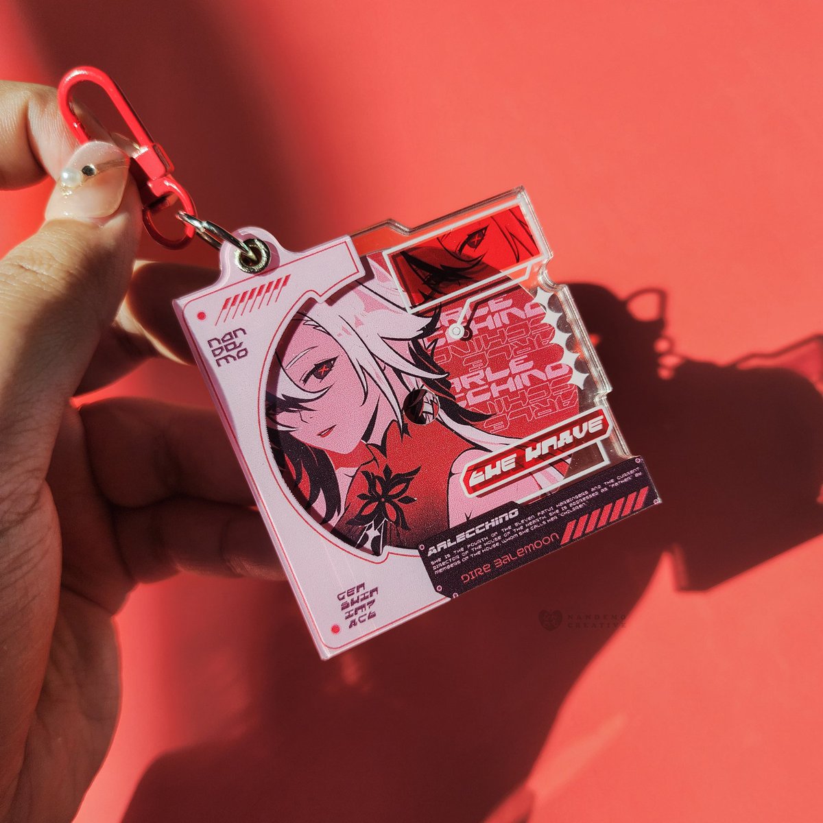 nandemocreative's tweet photo. Obsessed with Arlecchino CD charm ❤️ https://t.co/xiJbWxuYtx