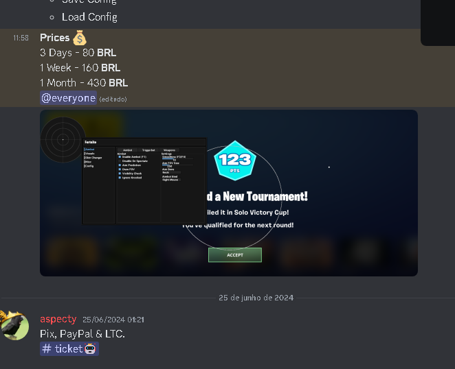 Brinnt3's tweet photo. @FortniteGame  @FNCompetitive  @FNCompetitiveBR 
please ban this guy
Por favor epic bane esse cara xitando em live com clip e tudo e vendendo ainda vei
@thaleshcg @blxckoutz @Felipersa_ https://t.co/zWZunxwSgi
