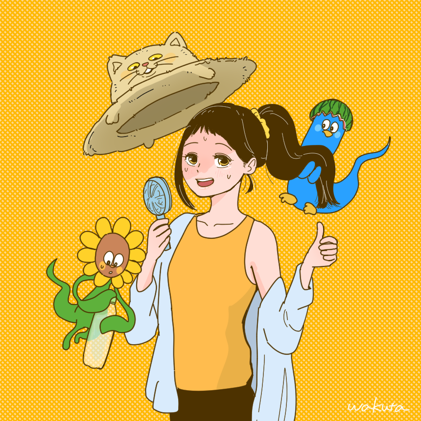 「 」|wakuta│イラストレーターのイラスト