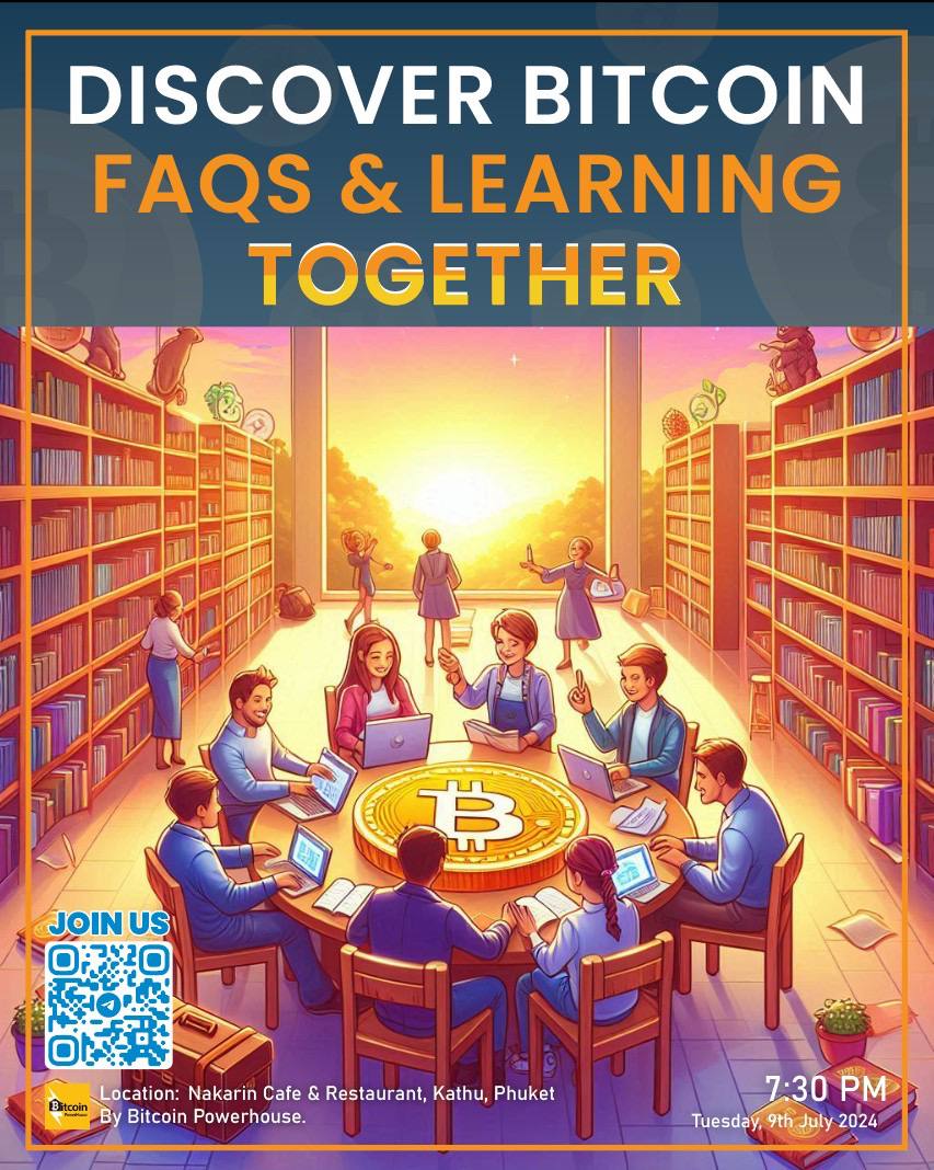 Come join us at 7.30 pm on 9 July for the 9th Phuket Bitcoin meet-up at Nakarin, Kathu. Have a few drinks and talk Bitcoin! We will discuss Bitcoin mining! #Phuket #Bitcoin📷📷 #Kathu #PhuketBitcoinIsland #PhuketBitcoin #ThailandBitcoin