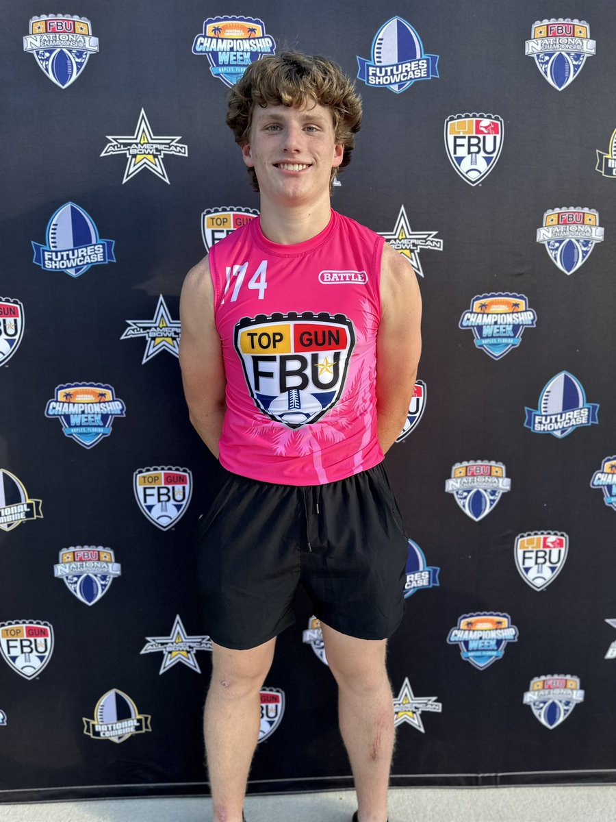 GrahamK_2028's tweet image. Thank you FBU for a great weekend at the Top Gun Showcase! I appreciate the opportunity to compete with the best! #FBUTopGun #tightend #classof2028 

@FBUcamp @LauerFBU
@stevequinnFBU @RustyMansell_ 
@ErikRichardsUSA
@Football_BCS @CSmithScout @HSFBscout  @PrepRedZone…