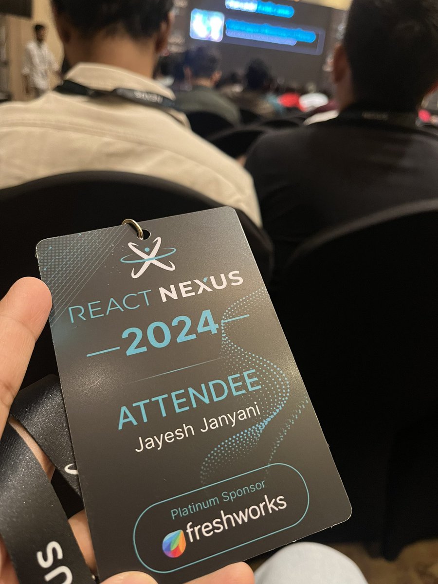jayjanyani's tweet image. If you’re at @ReactNexus, do come and say hi! 🙋🏻‍♂️👋

#reactnexus2024 #React #reactconf