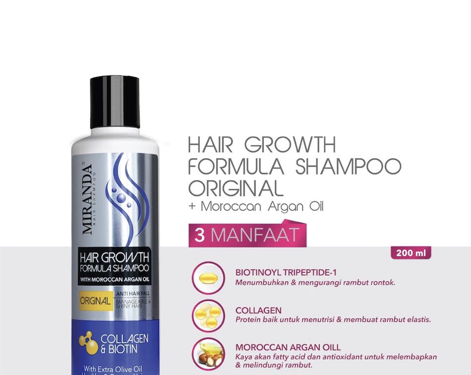 hnbbysyiv's tweet image. 8. ￼Miranda Hair Growth Biotin Shampoo
Link shopee: s.shopee.co.id/5AXpyb7JzM
Link tokped: tokopedia.link/RvhOml9OWKb