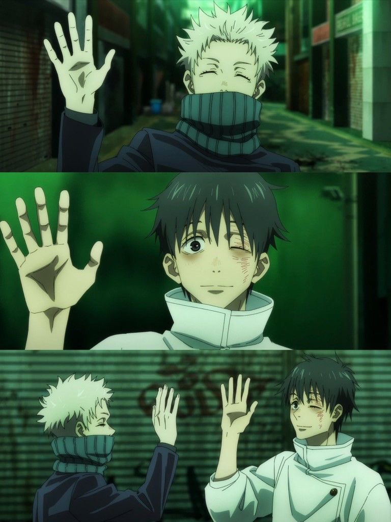 AnimeePost's tweet photo. Yuta and Inumaki friendship ❤️ https://t.co/lXyC4zDdO6