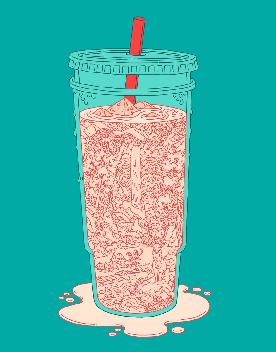 Thank You For Your Feedback 2024. #ericnyquist #jerrysaltz #drawing #inkdrawing #icedcoffee