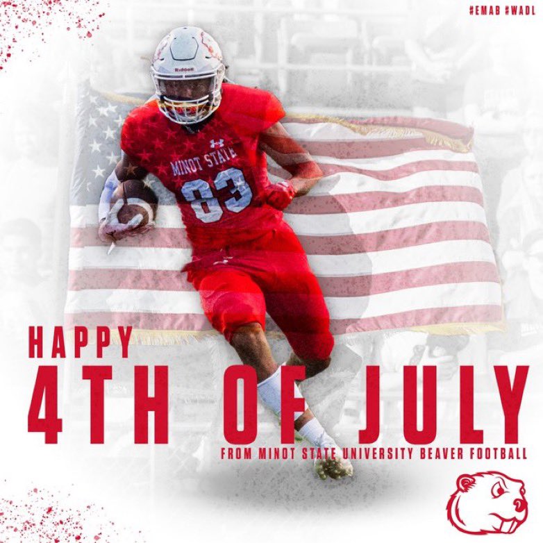 preciate the love from <a href="/MSUBeaversFB/">Minot State Football</a> !@Coach_Mitch2