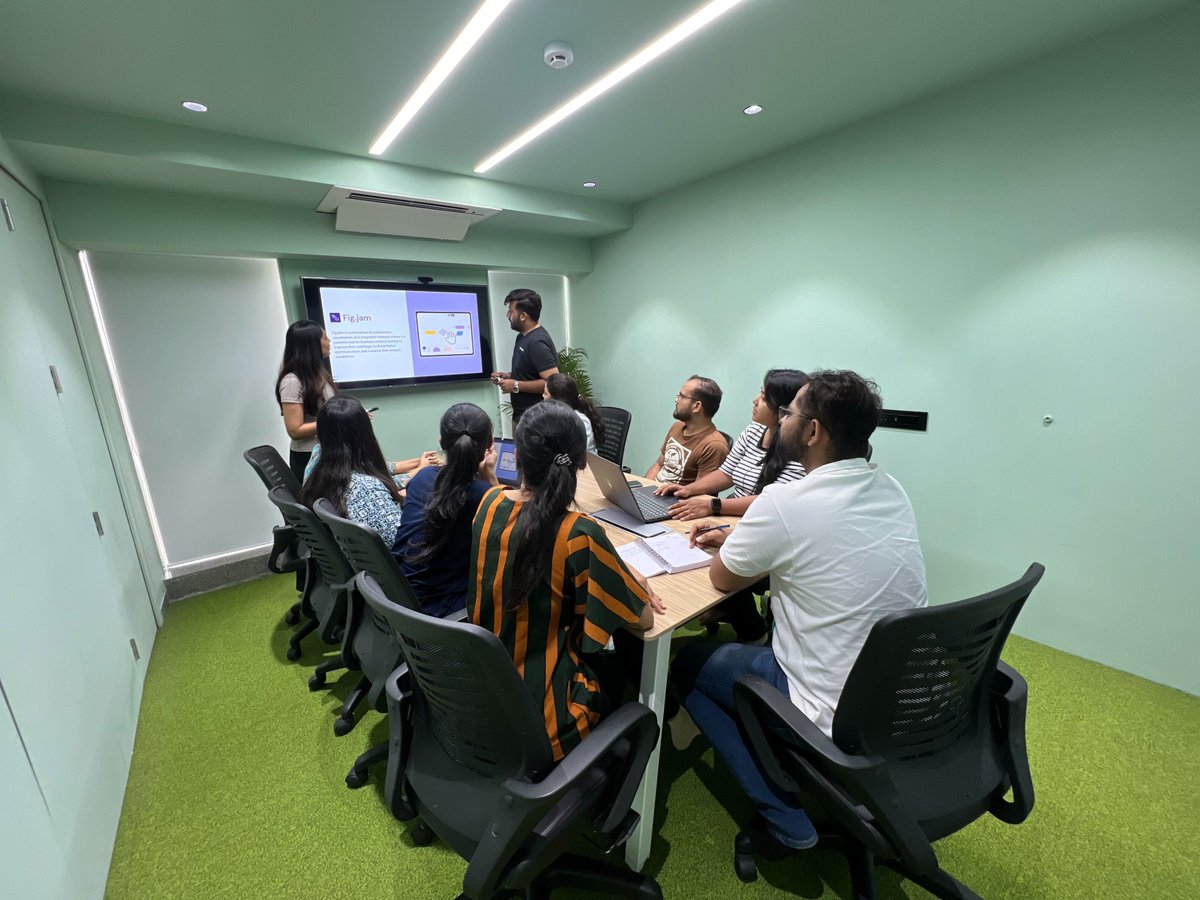 TechticSolution's tweet image. Techtic’s Friday Innovation Talks are here to spark creativity and innovation within our team! This session, Disha &amp;amp; Kaushik captivated us with brief of @Figma and its standout features.

Thanks to disha &amp;amp; kaushik for this insightful session!
#InnovationTalks #TechticSolution
