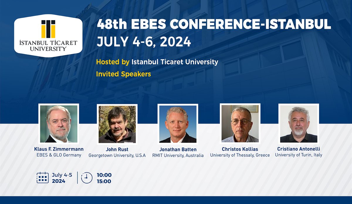 First day of the 48th EBES Conference- İstanbul, excited as ever!