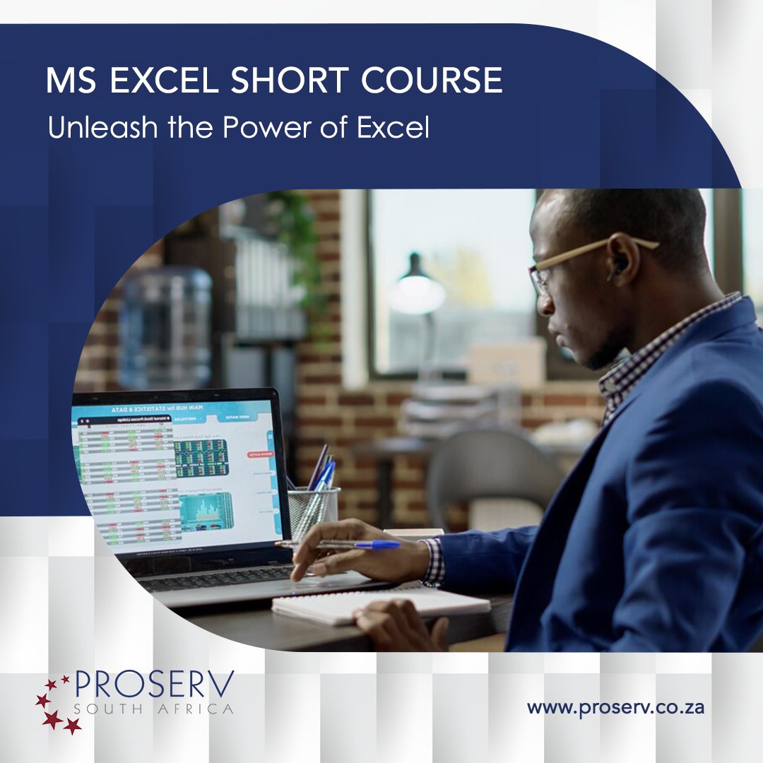 ProServZA's tweet image. Are you making the most of excel? 
This engaging short course simplifies #MSExcel, making it easy to master. 
Perfect for both groups and Individuals. hubs.ly/Q02DGht60
#MicrosoftExcel #DataProficiency #MSOffice #ExcelTraining #Online #PSA #BusinessButBetter