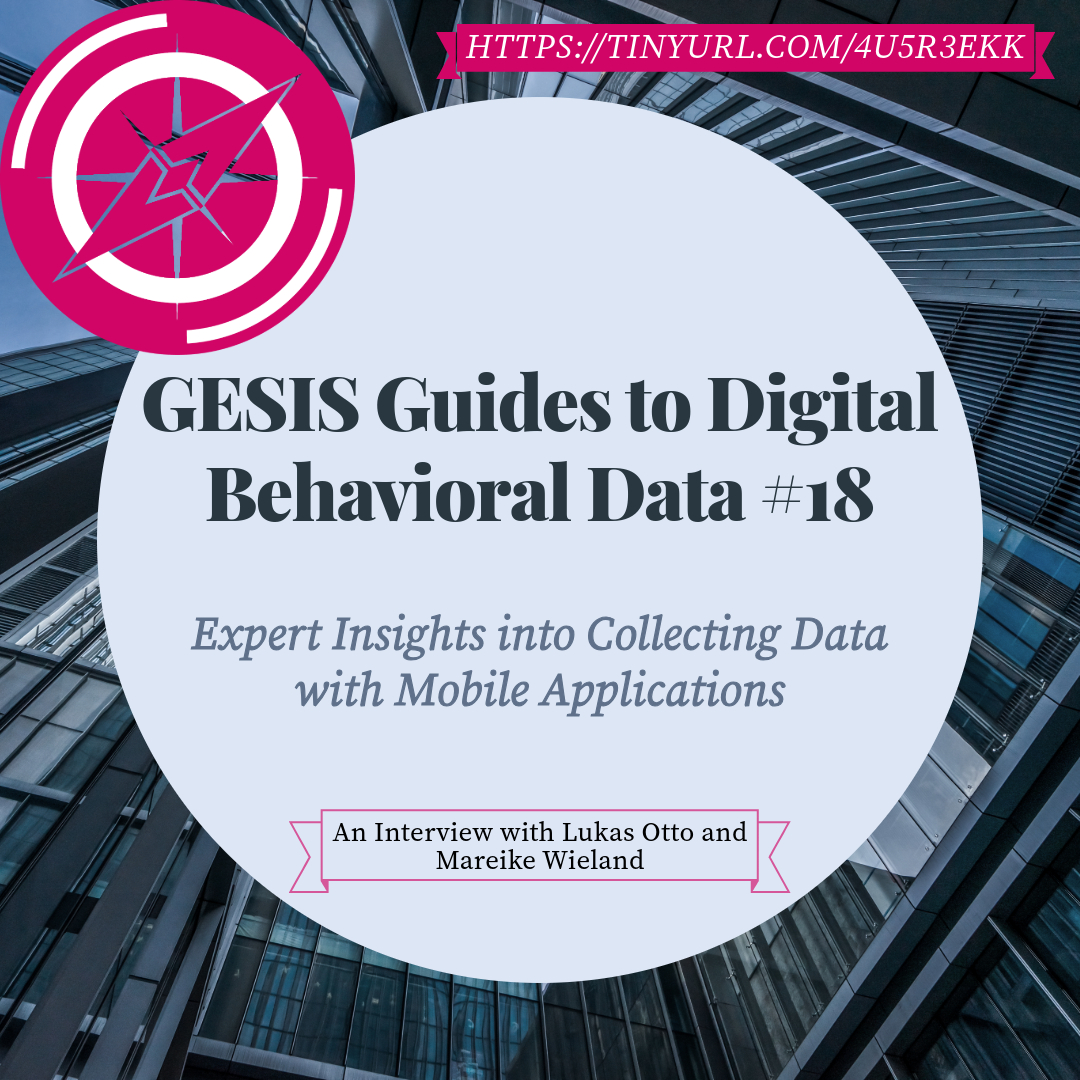 GESIS @gesisorg.bsky.social (@gesis_org) on Twitter photo #GESISGuidesToDBD #DBD #CSS #DataScience
Check out #18 of our series "GESIS Guides to Digital Behavioral Data": Mobile devices provide huge opportunities for computational social science research. Read the interview with Mareike Wieland and <a href="/Luk_O/">Lukas Otto</a>: gesis.org/fileadmin/admi… #GESISGuidesToDBD #DBD #CSS #DataScience
Check out #18 of our series "GESIS Guides to Digital Behavioral Data": Mobile devices provide huge opportunities for computational social science research. Read the interview with Mareike Wieland and <a href="/Luk_O/">Lukas Otto</a>: gesis.org/fileadmin/admi…