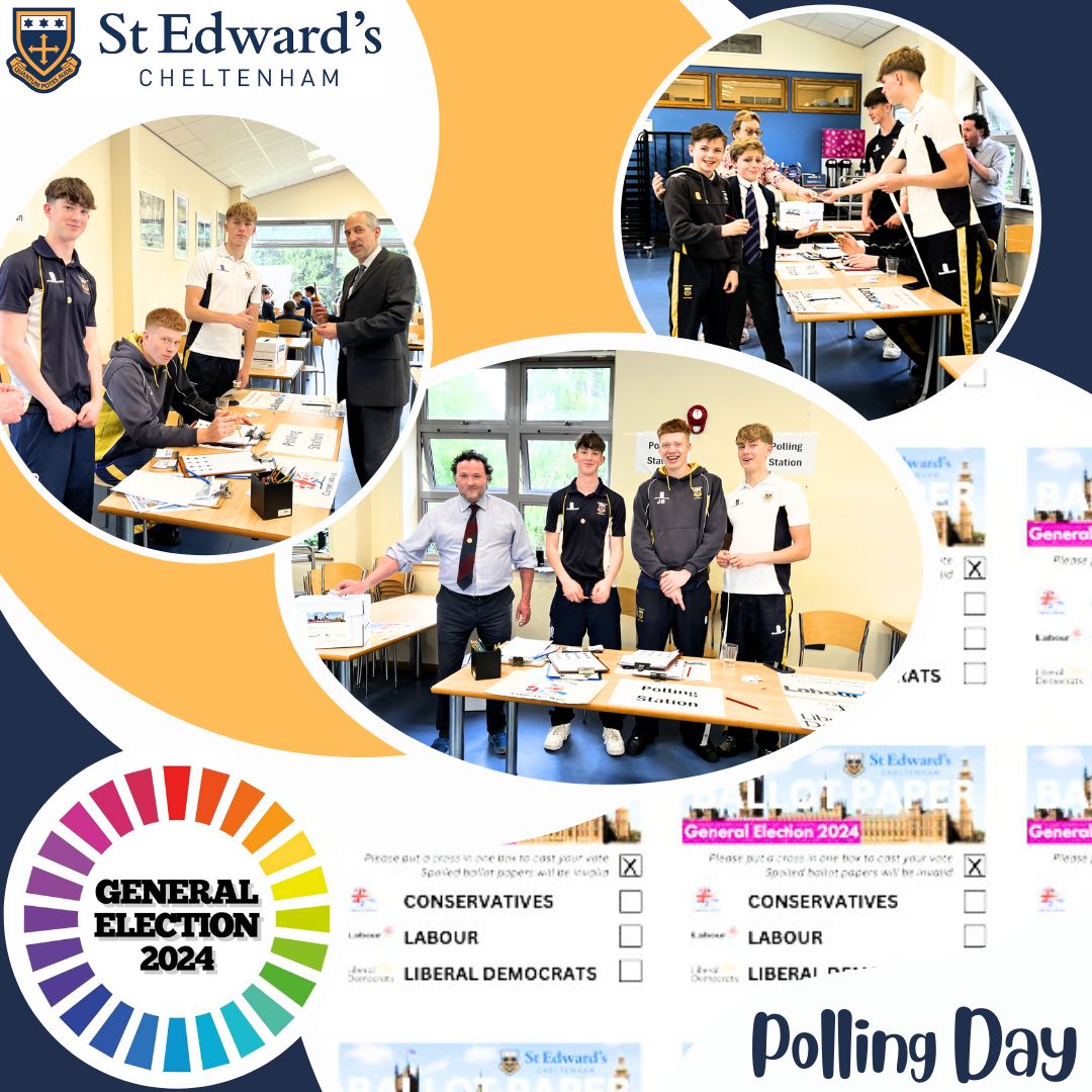 As the polls open for today's General Election we celebrate our in-school election team. 6th Form led the way, as candidates, debate hosts&amp;polling staff. We are so proud of their engagement&amp;passion for politics. Look out Westminster- St Ed's students are on their way!
#SEC6thform