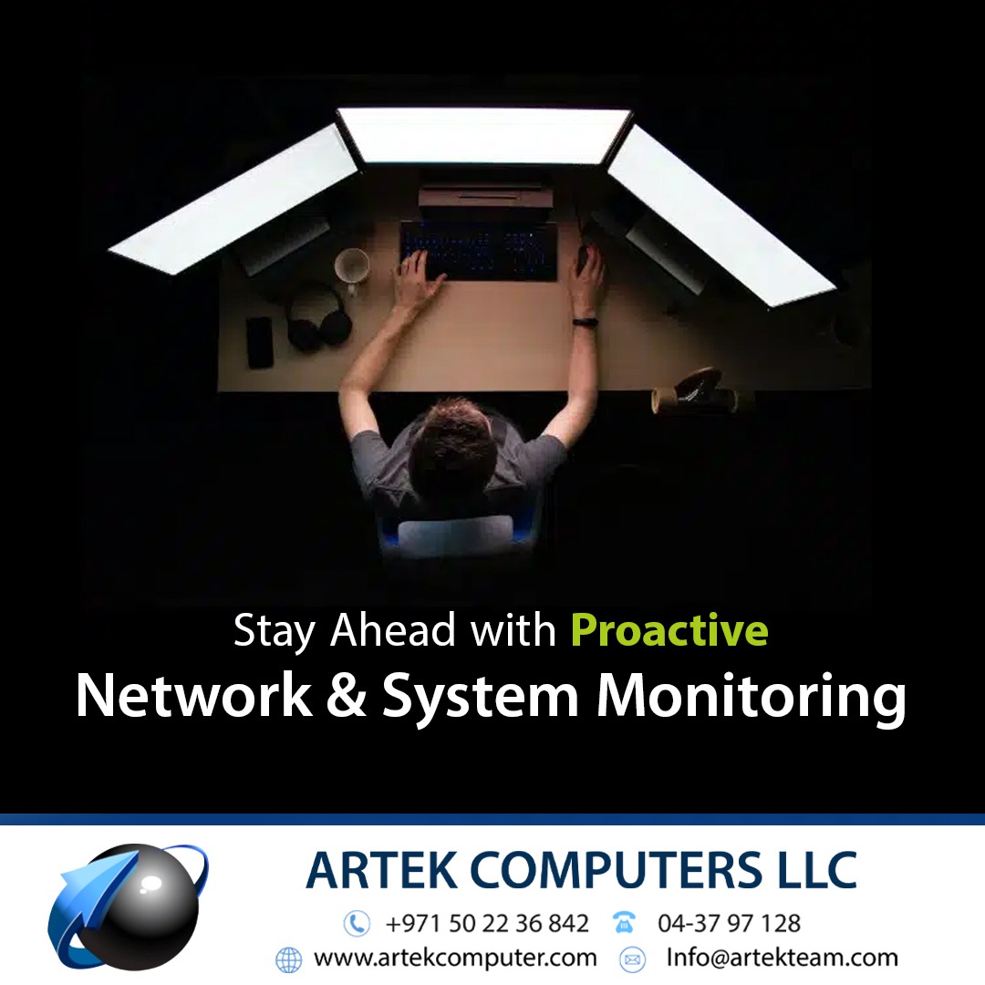 Artekcomputers's tweet image. 🔒Monitor your network and systems 24/7 with our comprehensive alert service. 🌐🔍Proactively detect issues and ensure peak performance.

Contact us today
📞 +971502236842
📧 Info@artekteam.com
🌐artekcomputer.com

#NetworkMonitoring #SystemAlerts #BurDubai #Dubai #UAE