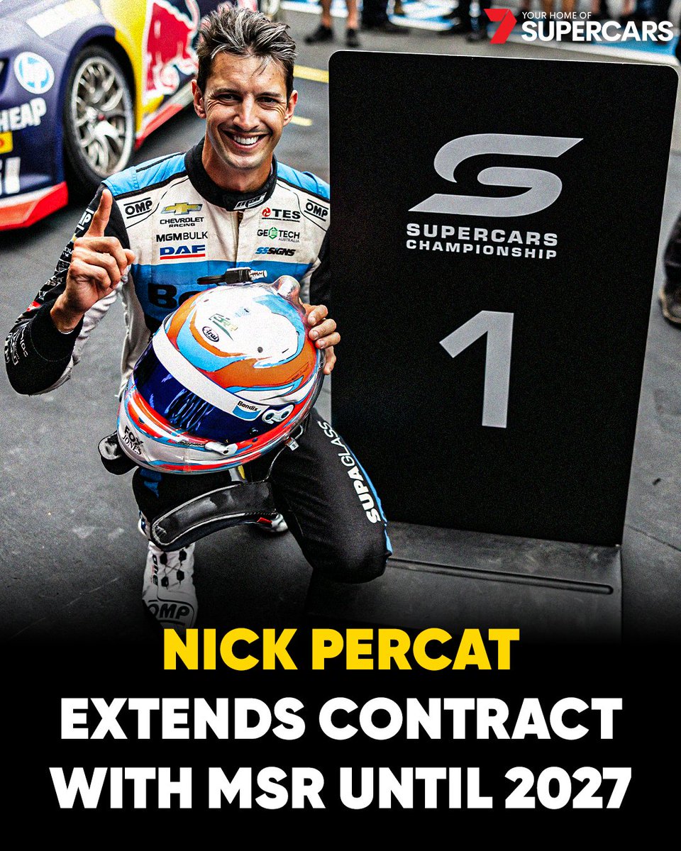 7Sport (@7sport) on Twitter photo .<a href="/NickPercat/">Nick Percat</a> will stay on with <a href="/MSR_Supercars/">Matt Stone Racing</a> for another three seasons in what is the longest driver contract in MSR history 🔒
#7Motorsport #RepcoSC .<a href="/NickPercat/">Nick Percat</a> will stay on with <a href="/MSR_Supercars/">Matt Stone Racing</a> for another three seasons in what is the longest driver contract in MSR history 🔒
#7Motorsport #RepcoSC