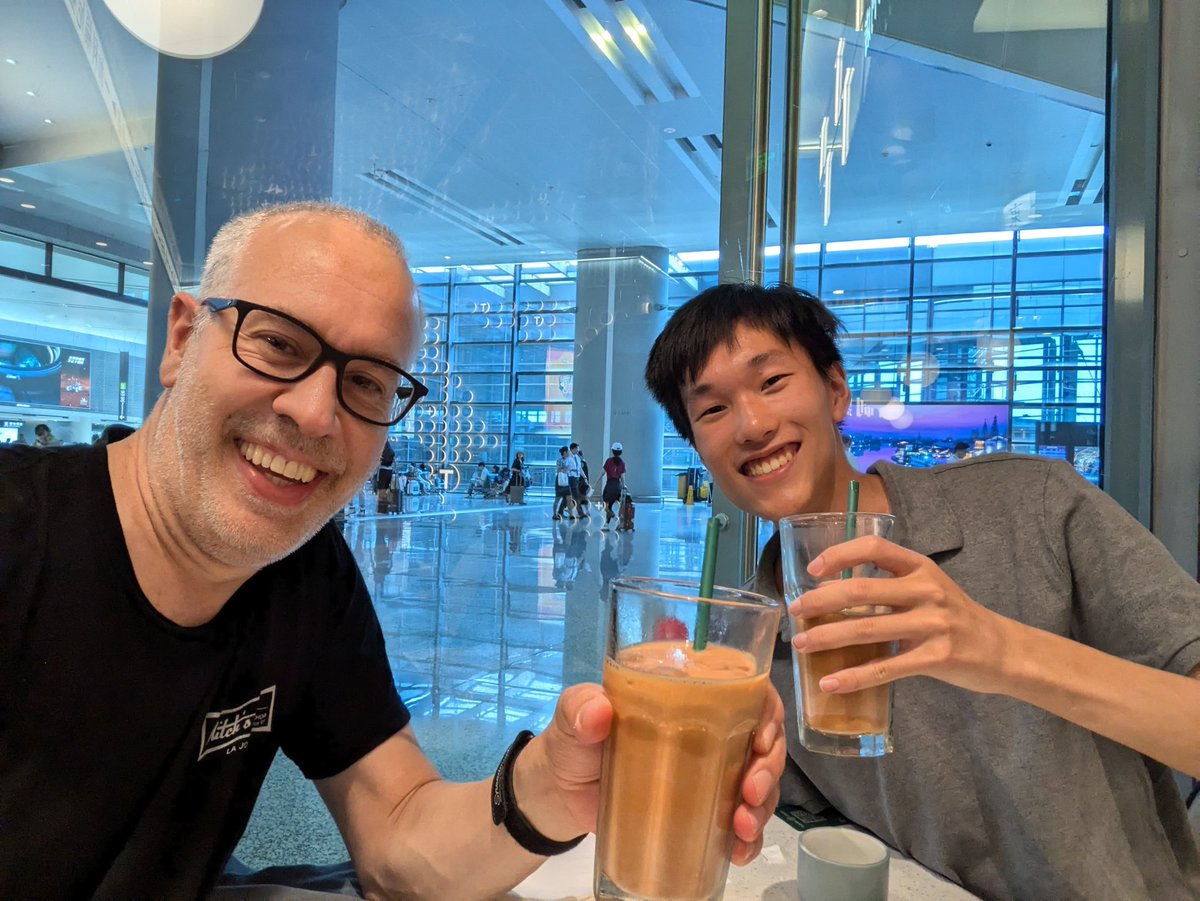 Francesco Paesani (@f_paesani) on Twitter photo Boba tea office hour in Shanghai with <a href="/TheYuhanChen/">Yuhan Chen</a>!
<a href="/UCSanDiego/">UC San Diego</a> <a href="/UCSDPhySci/">UC San Diego School of Physical Sciences</a> <a href="/UCSDChemBiochem/">UCSD Chem Biochem</a> <a href="/HDSIUCSD/">Halıcıoğlu Data Science Institute</a> <a href="/SDSC_UCSD/">San Diego Supercomputer Center</a> Boba tea office hour in Shanghai with <a href="/TheYuhanChen/">Yuhan Chen</a>!
<a href="/UCSanDiego/">UC San Diego</a> <a href="/UCSDPhySci/">UC San Diego School of Physical Sciences</a> <a href="/UCSDChemBiochem/">UCSD Chem Biochem</a> <a href="/HDSIUCSD/">Halıcıoğlu Data Science Institute</a> <a href="/SDSC_UCSD/">San Diego Supercomputer Center</a>