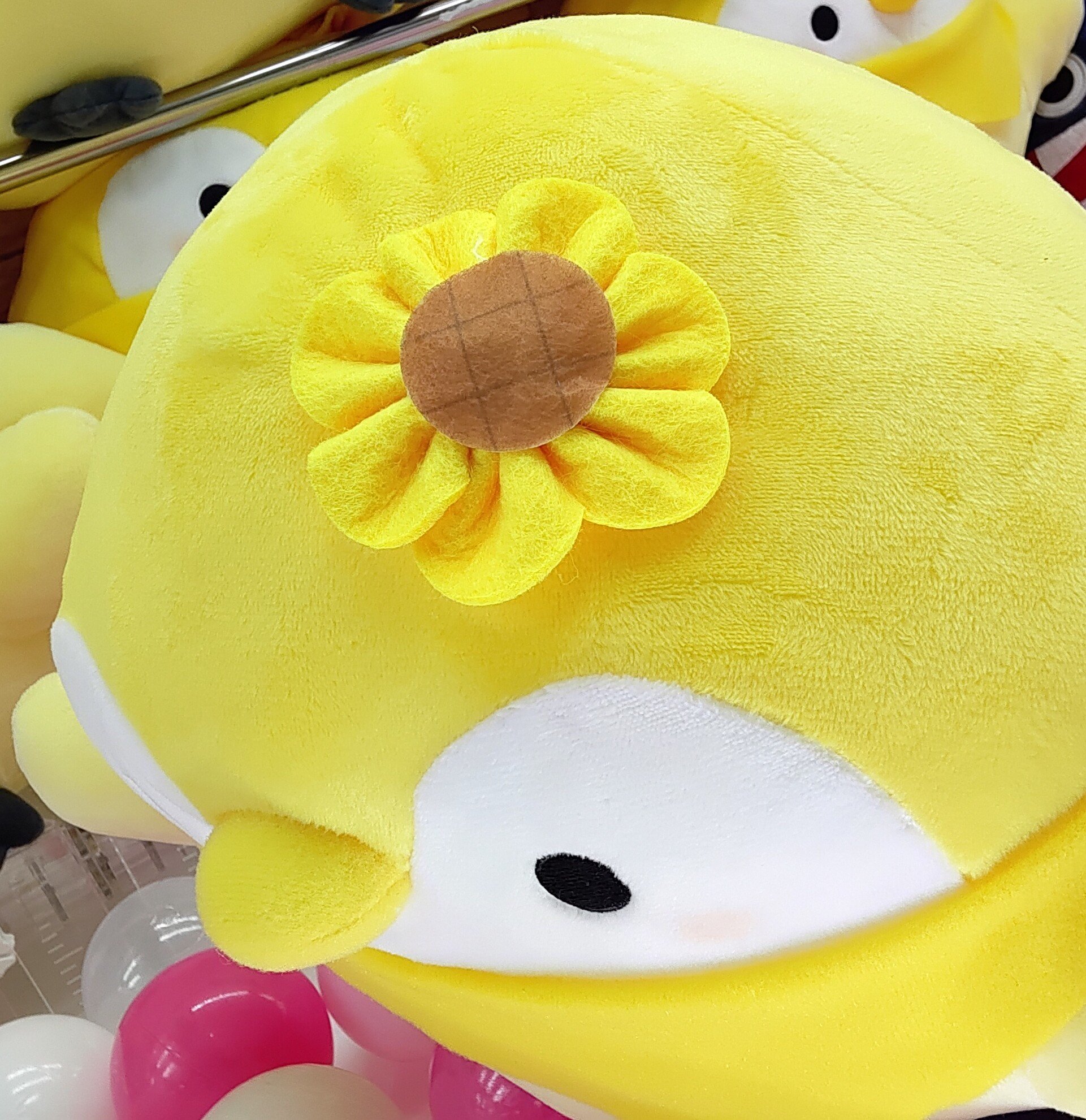 ヘチャン 40cm ドール ぬいぐるみ マスター ひまわりクリップ付