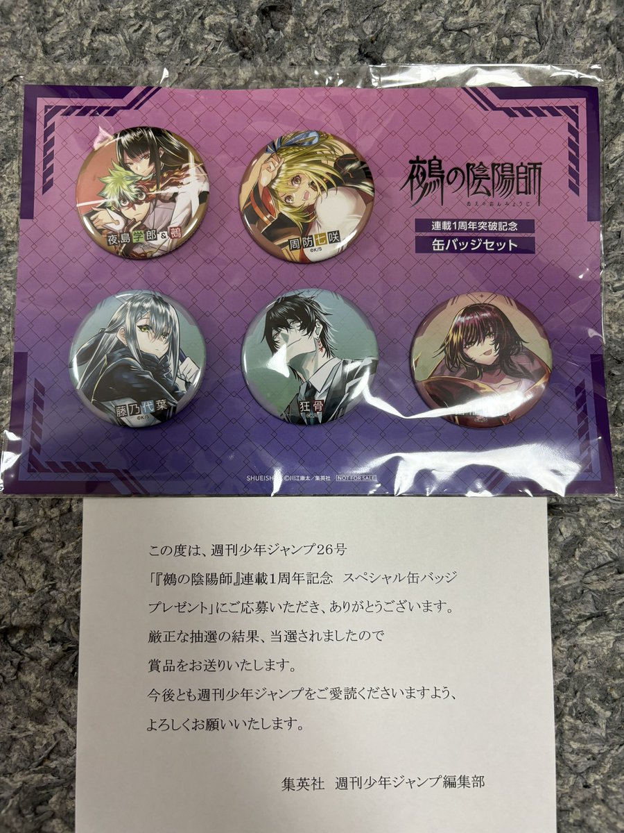 鵺の陰陽師 缶バッジセット 抽プレ 2025年最新】鵺の陰陽師