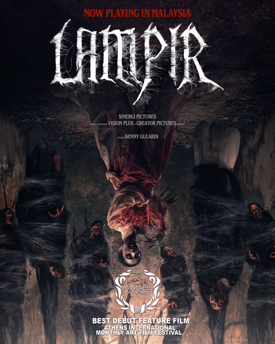 Great news! Lampir just won Best Debut Feature Film in #AthensInternationalMonthlyArtFilmFestival &amp; Now Playing in Malaysian Cinema. #Lampir #FilmLampir