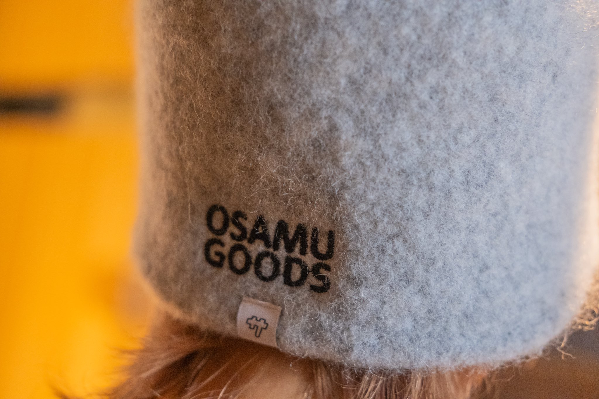 OSAMU GOODS × SAUNAS数量限定 ウール100%のサウナハット OSAMU GOODS × SAUNAS数量限定 ウール100%のサウナハット