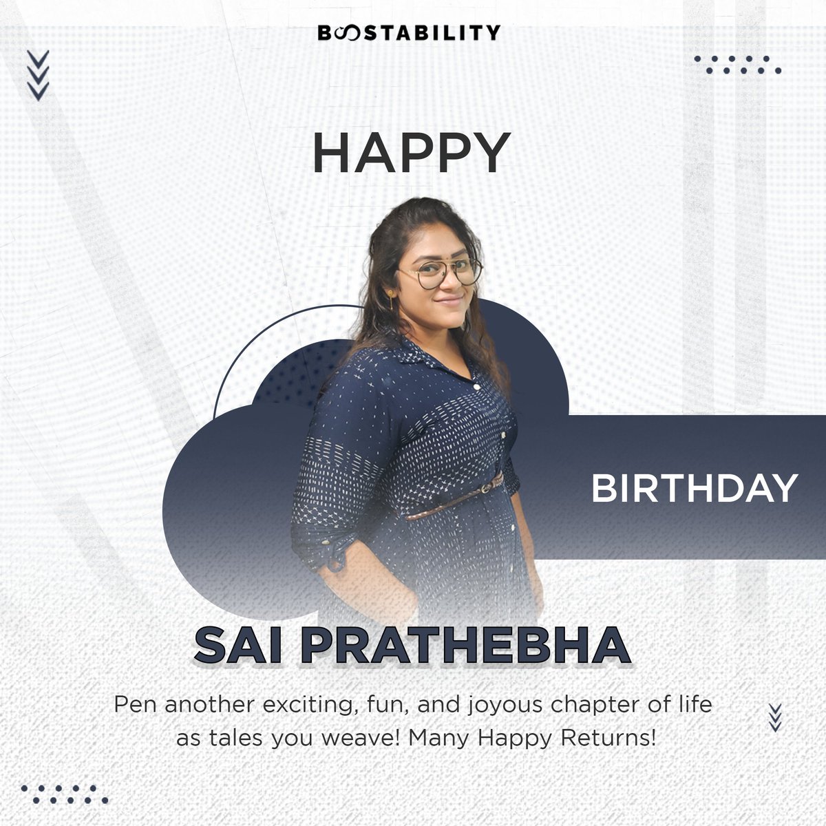 Boostabilitycbe's tweet image. Extending heartfelt birthday wishes from team Boostability. Cheers to another year of happiness and entertainment like the stories you penned! Here’s another year of literary brilliance!

#happybirthday #birthdaywishes #teamboostability #HBD #happybirthday2024
