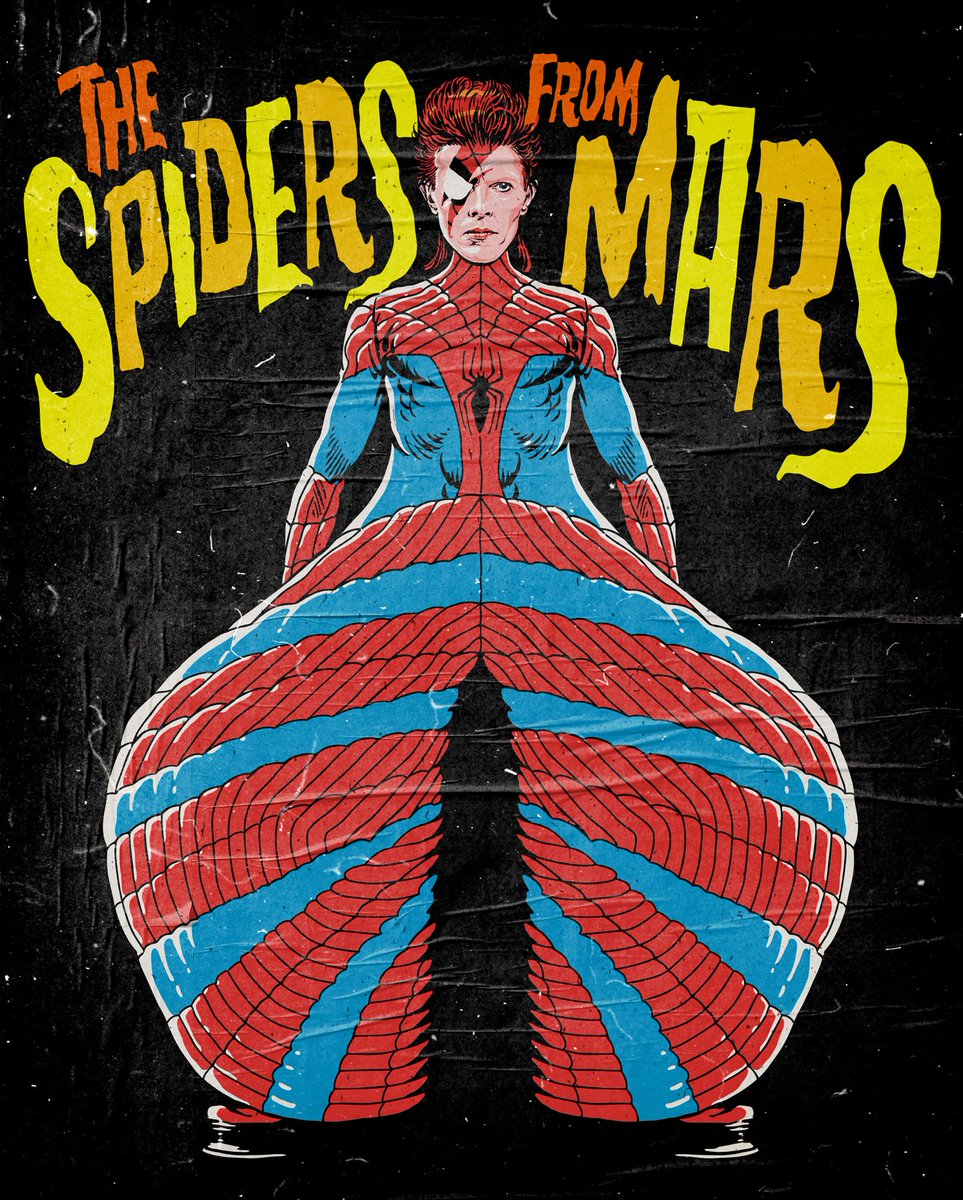 billythebutcher's tweet photo. Butcher Billy Changes Bowie Vol 2 Remix Project #DavidBowie #Spiderman #TheSpidersFromMars https://t.co/VQQ6Or8xFc