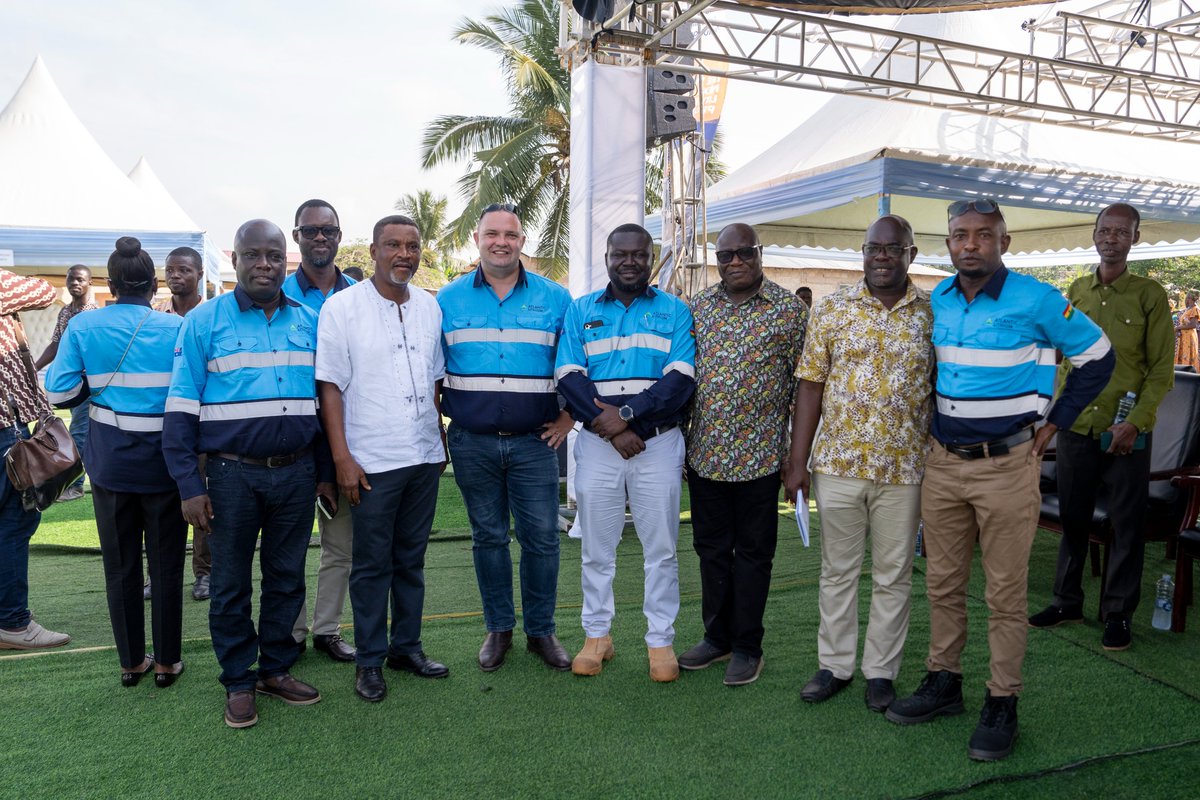 AtlanticLithium's tweet photo. Atlantic Lithium extends its gratitude to the EPA, as well as the chiefs and people of Krofu, for organising and hosting the second and final public hearing for the Company's Ewoyaa Lithium Project in Krofu, Central Region, at the end of last week.

Attended, once again, by over 1,000 stakeholders, the event served as another valuable opportunity for the Company to communicate the considerable benefits to be delivered at Ewoyaa and proactively address queries from members of our Project-affected host communities and the general public.

Following the successful completion of the hearing, Atlantic Lithium moves yet another step closer to completing the permitting process and breaking ground at Ewoyaa.

#ALL #A11 $A11 #ALLGH $ALLIF #Lithium #Ghana #Mining