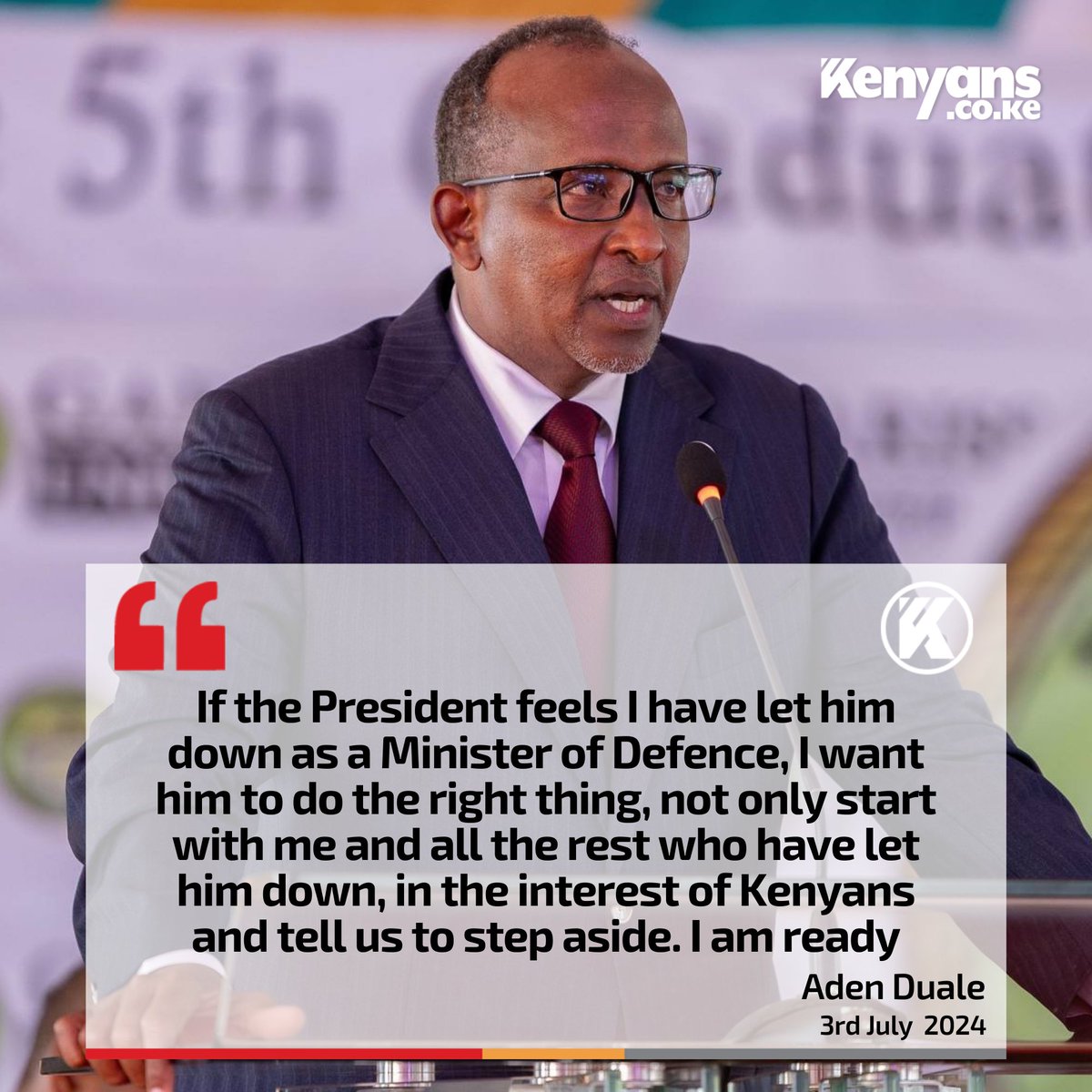 DrBKhalwale's tweet photo. Congratulations @HonAdenDuale https://t.co/TOeJEAVUuj