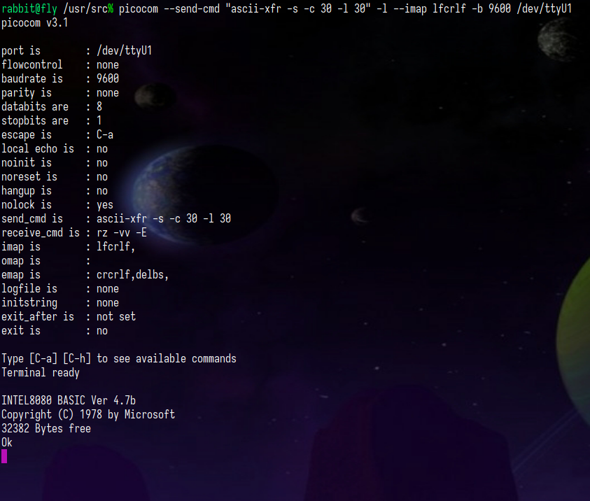YLRabbit's tweet image. Gee! I discovered and corrected many funny features of BSRAM memory, and later this thing started working on #yosys #nextpnr #apicula!
This is #Tangnano9k emulating a small system from the 80s with an i8080, 16K ROM, 32K RAM and a serial port.#fpga