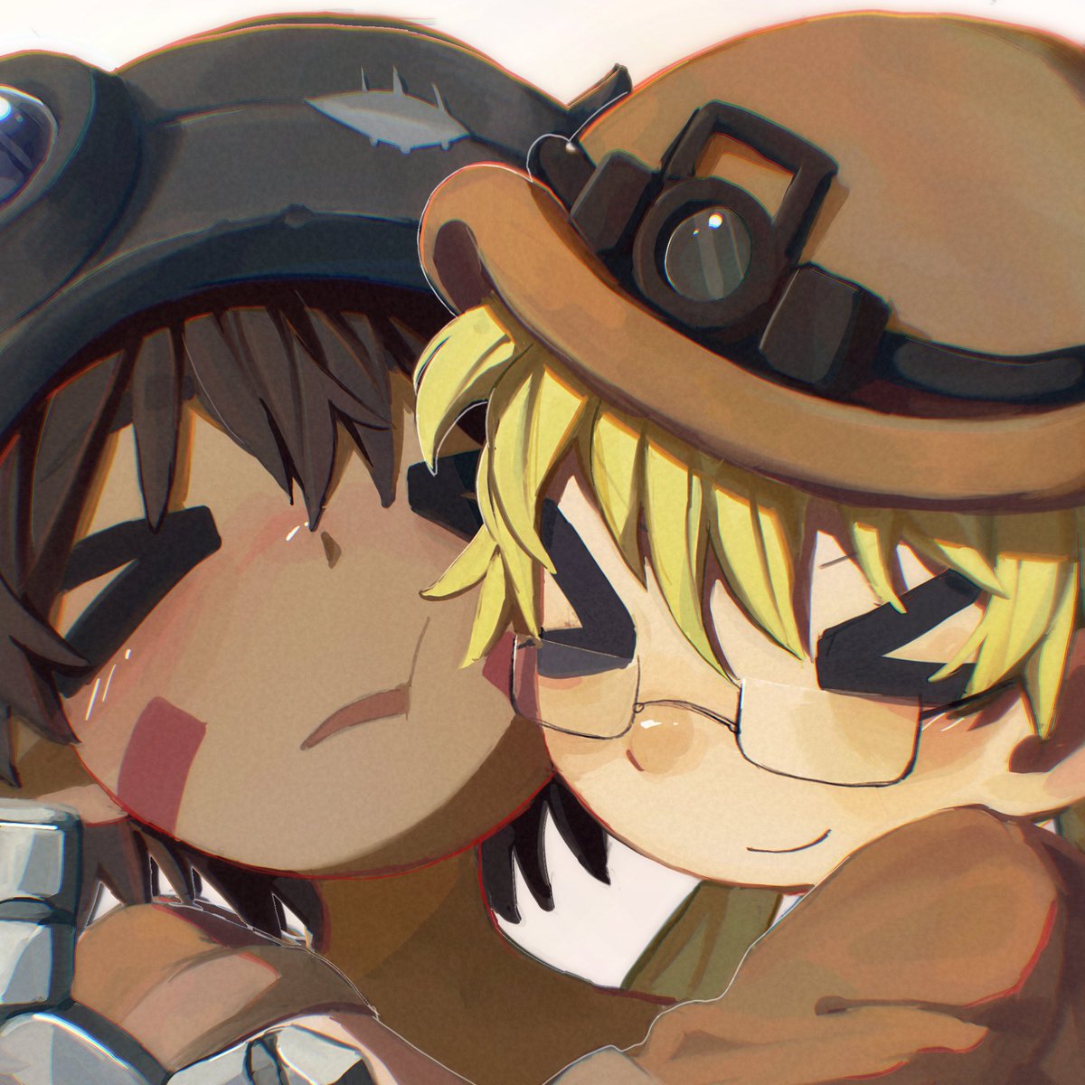 mubanlin's tweet photo. 非常萌的一堆，，，我画
#来自深渊 
#Madeinabyss 
#メイドインアビス https://t.co/YUzNY4qRR4