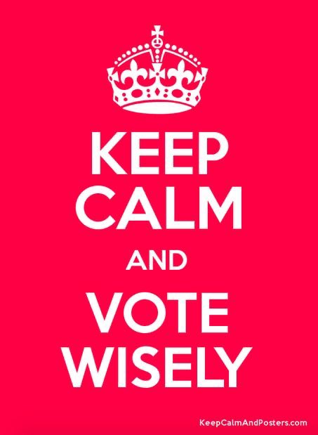 Happy Polling Day, folks.