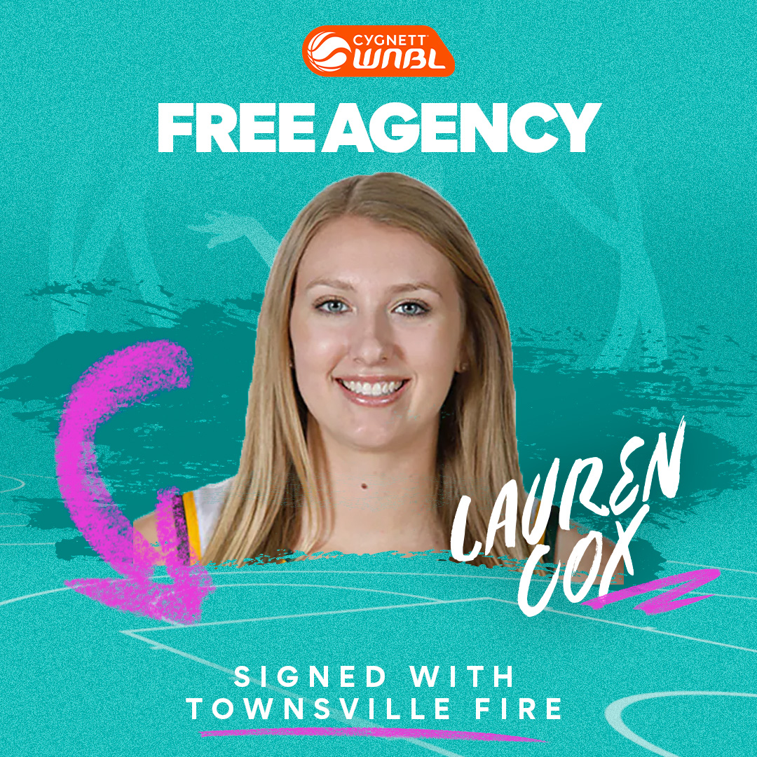 WNBL (@wnbl) on Twitter photo The <a href="/TownsvilleFire/">Townsville Fire</a> continue to build their roster with former WNBA No.3 Pick, forward <a href="/lauren_cox15/">Lauren Cox</a> joining the team for the upcoming season.
#WeAreWNBL The <a href="/TownsvilleFire/">Townsville Fire</a> continue to build their roster with former WNBA No.3 Pick, forward <a href="/lauren_cox15/">Lauren Cox</a> joining the team for the upcoming season.
#WeAreWNBL