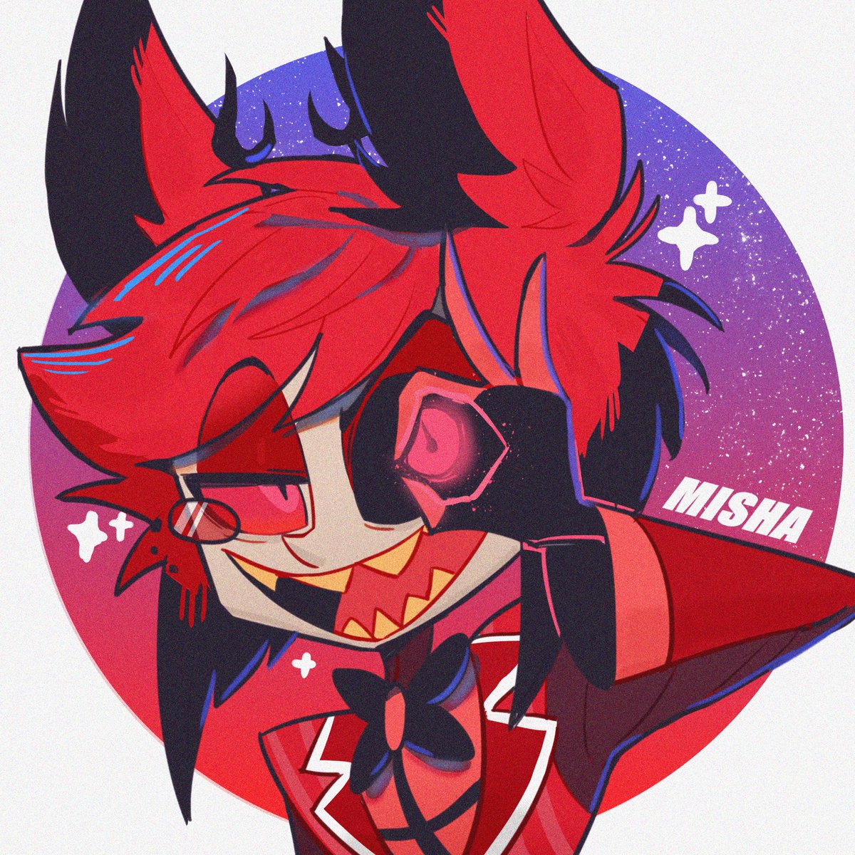 Thanks for the 2000fo！！！
#HazbinHotel #HazbinHotelAlastor