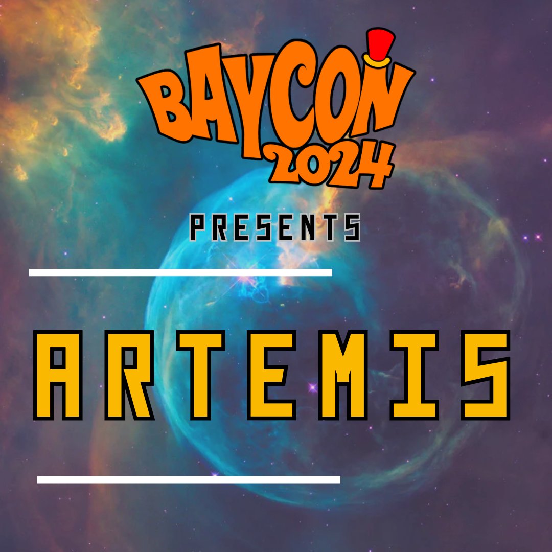 BayConNews's tweet photo. Come to #Baycon2024 July 4th-7th, 2024 at the Santa Clara Marriott, and experience the fun that is #Artemis!! 🪐🚀🛸
#baycon #pureimagination https://t.co/bkZb4STHOZ